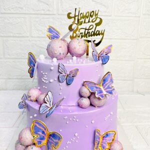 Purple Floor Cake