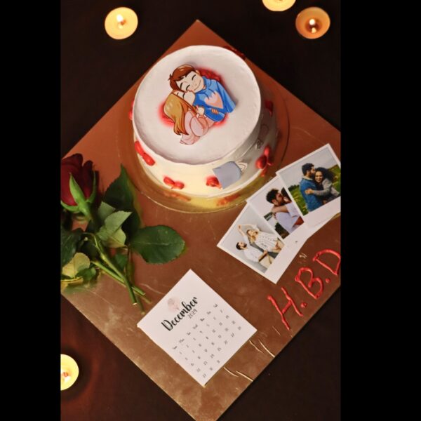 Calendar Rose Combo Cake - Image 2